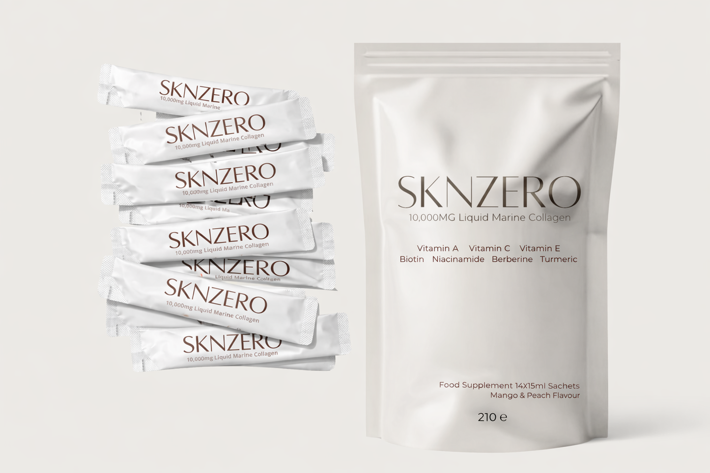 SKNZERO Premium Liquid Marine Collagen 10,000mg